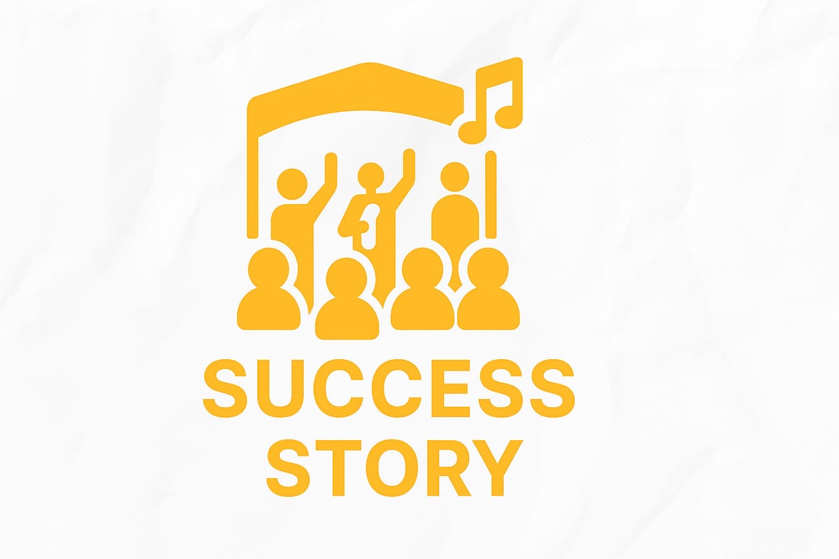 Success story: Music festival event, in record time