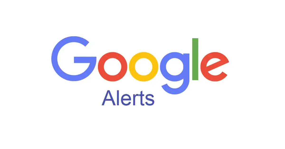 Google Alerts logo, free tool to monitor brand mentions