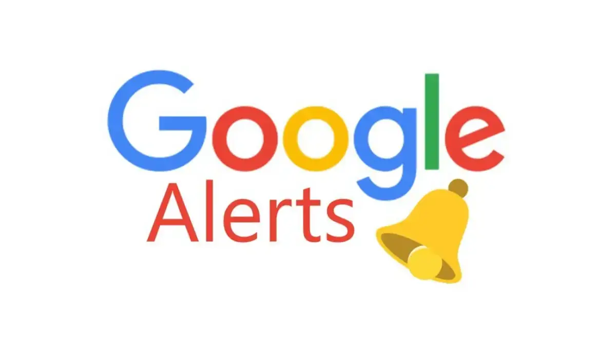 Google Alerts logo, a tool to track unlinked brand mentions