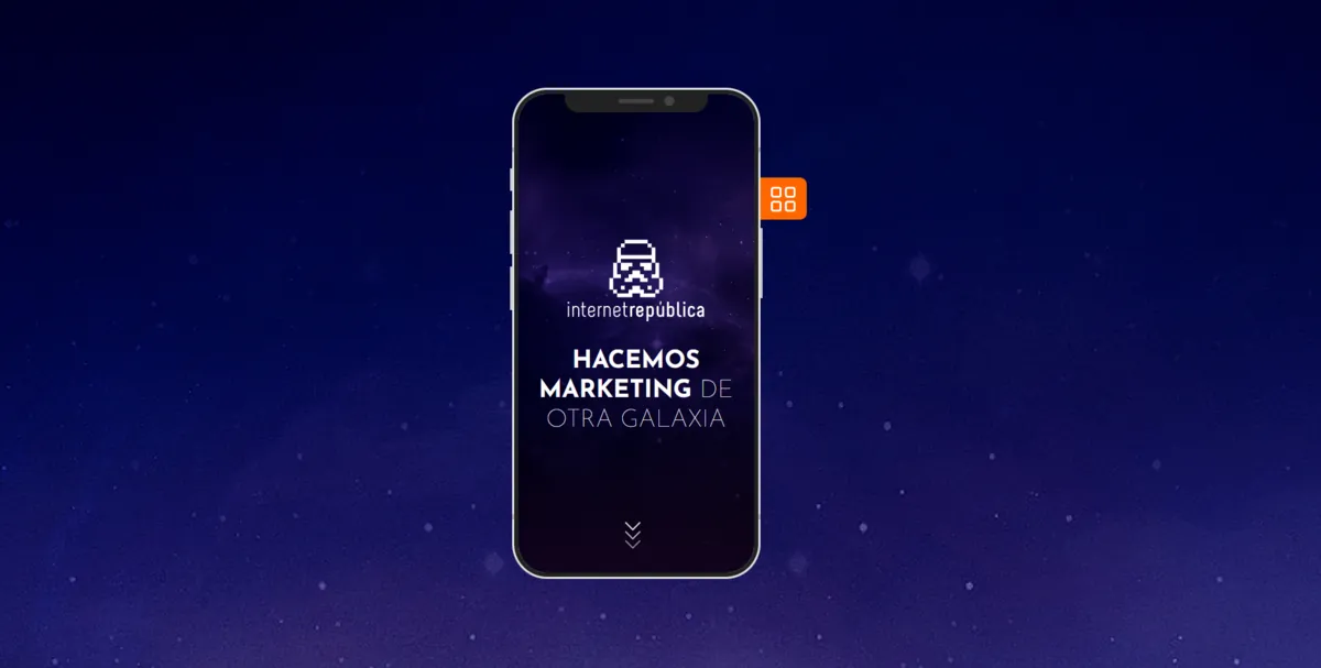 Home page of Internet República, a digital marketing agency in Madrid