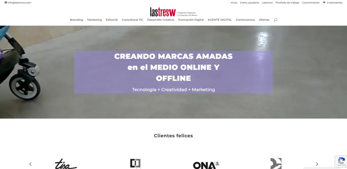 Home page of Lastresw, an SEO agency in Bilbao