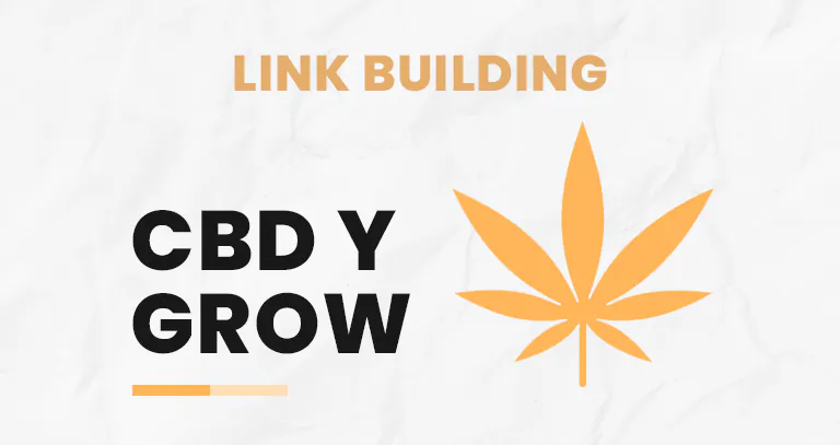 Hoja de cannabis que ilustra el link building para el sector del CBD y los growshops