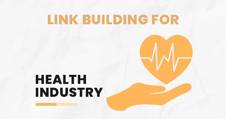 Hand holding a heartbeat heart illustrating link building for the health industry