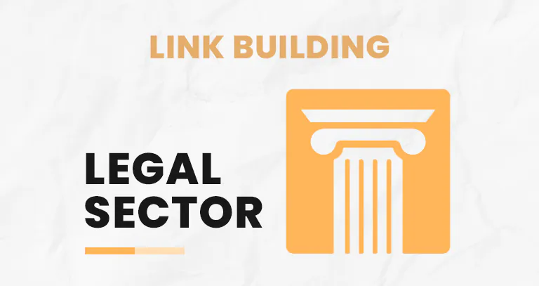 Classical column icon illustrating link building for the legal sector