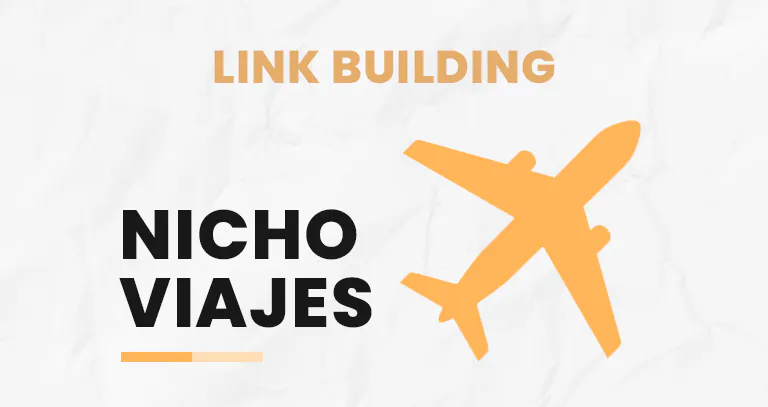 Avión que ilustra las estrategias de link building para el nicho de viajes