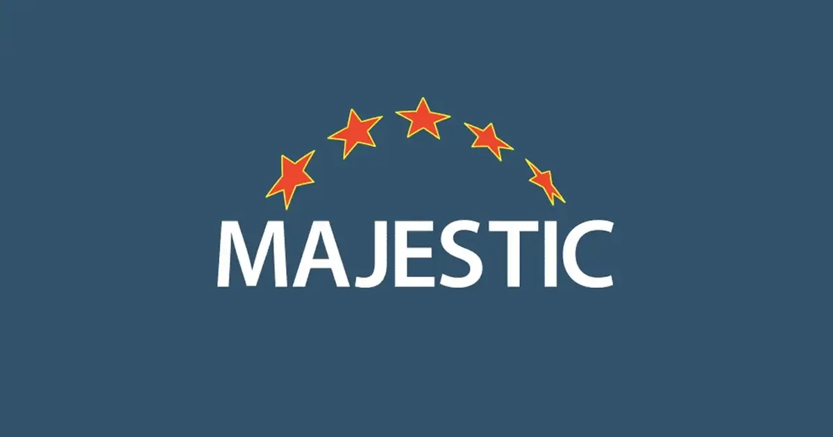 Majestic logo, backlink analysis tool with Trust Flow and Citation Flow