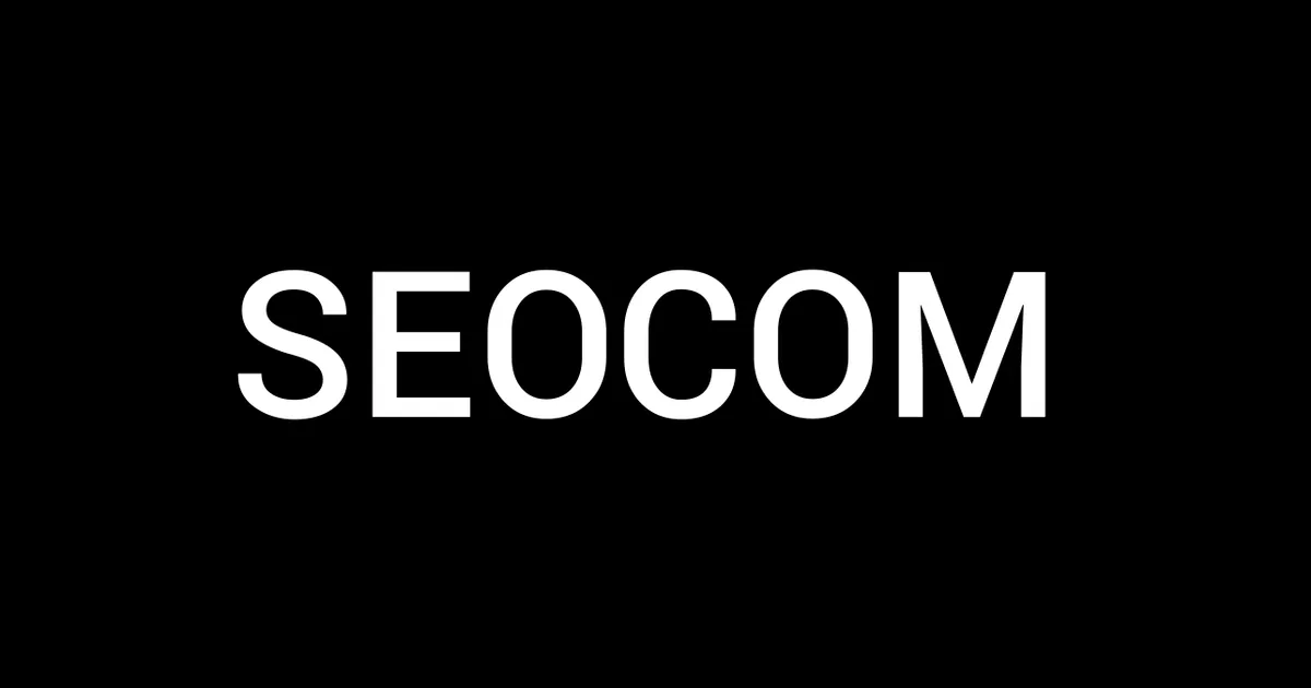 SEOcom logo, digital marketing agency for SEO, SEM and content