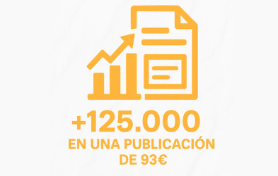 +125.000 visitas en una publicación de 93€